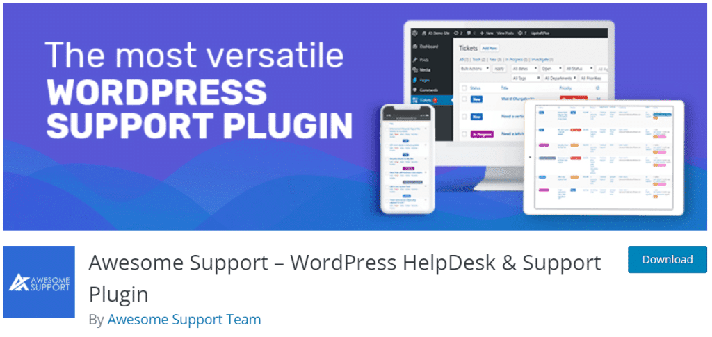 10 Best Support Ticket Systems for WordPress Site in 2025 2 Awesome Support: Support Ticket System