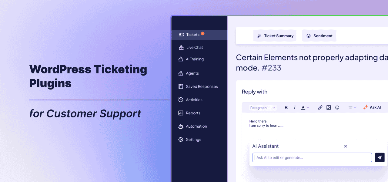 6 Best WordPress Ticketing Plugins for Stellar Customer Support in 2024