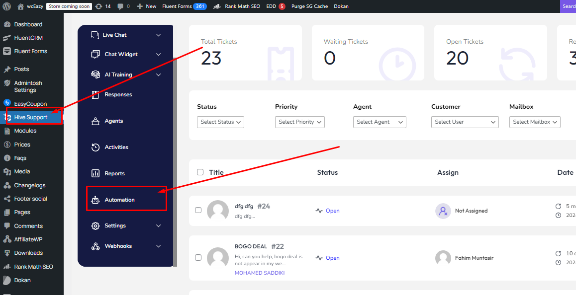 customer service automation
