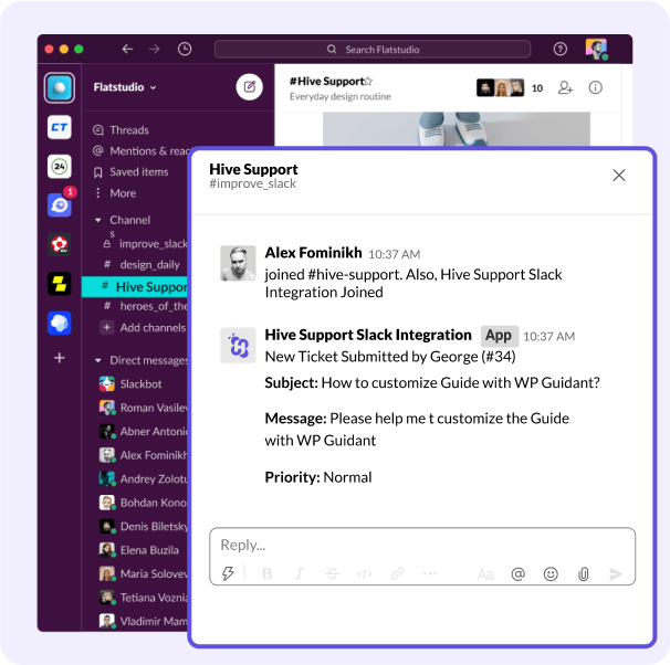 slack notifications
