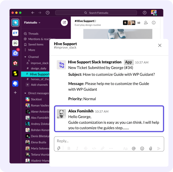 slack threads